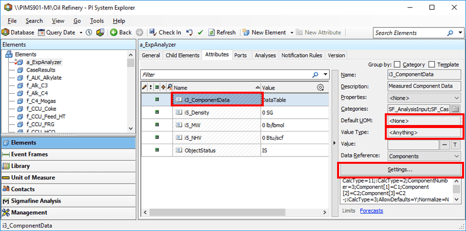 Figure 470: System Explorer - Analyzer - Attributes tab