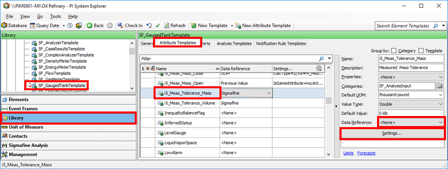 Figure 580: System Explorer - Select Element Template