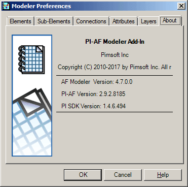 Figure 812: Modeler Preferences - About tab