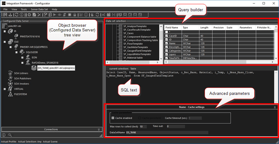 Figure 1489: Configurator - Data set selection