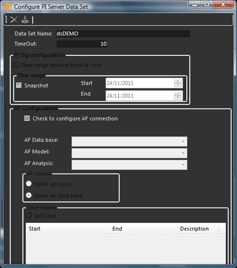 Figure 1487: Configure PI Server Data Set window