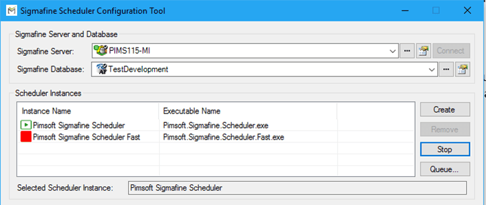 Figure 1030: Scheduled Instances list