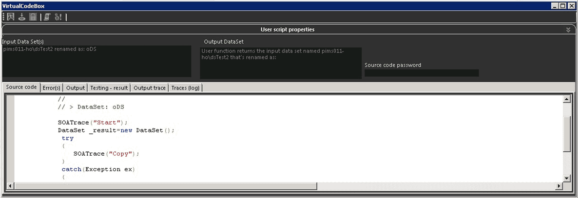 Figure 1507: Scripting window