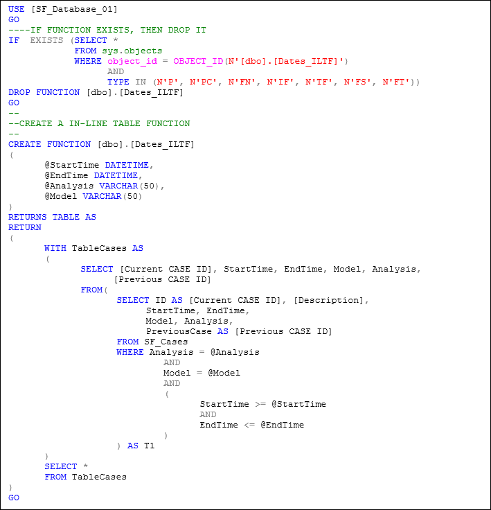 Figure 1164: Example of a small Meter Report query