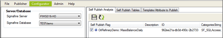 Figure 1140: Self-Publish Analysis tab