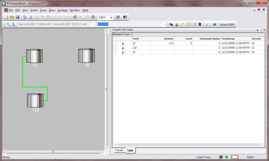Figure 1621: Tank dockable window