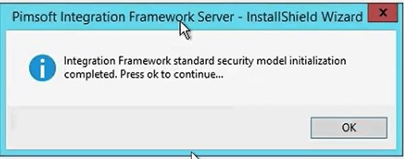Figure 1457: IF Framework Server Install Completed window