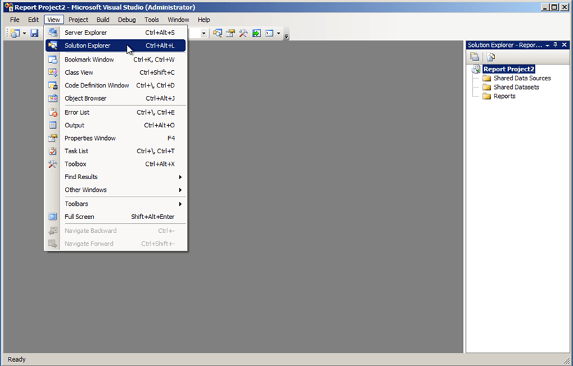Figure 1173: Solution Explorer window