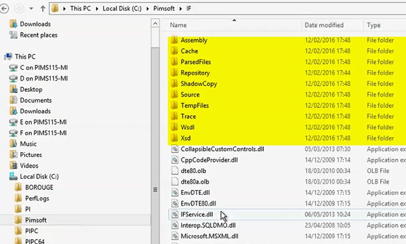 Figure 1461: IF Service - created files