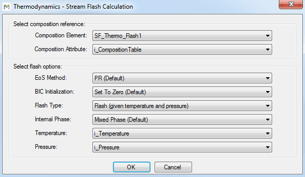 Figure 1251: Stream Flash Calculation window