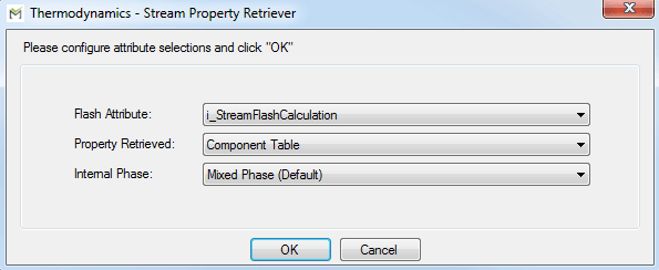 Figure 1261: Stream Property Retriever - Internal Phase options