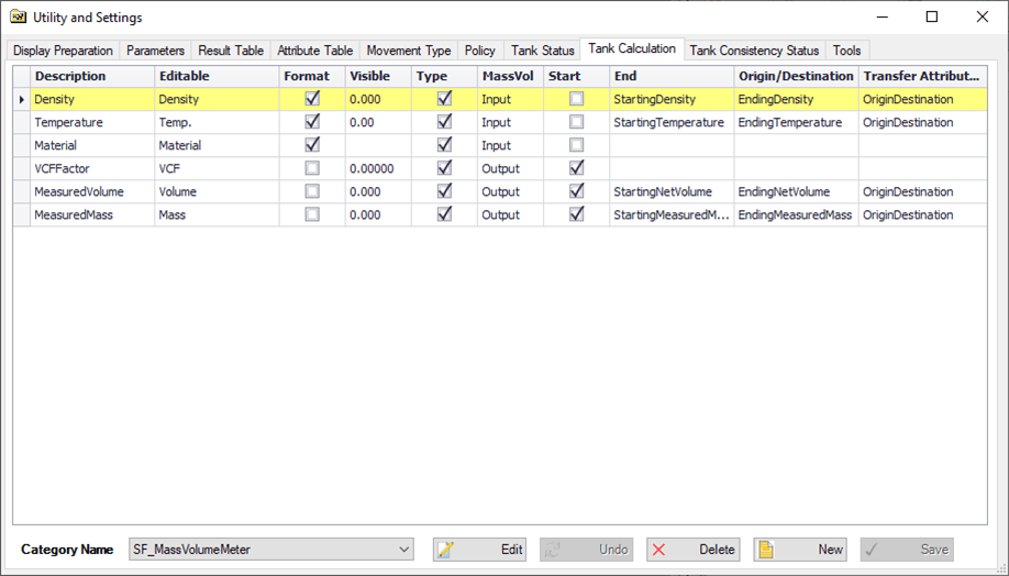 Figure 1645: Tank Calculation tab - Configure Mass Volume