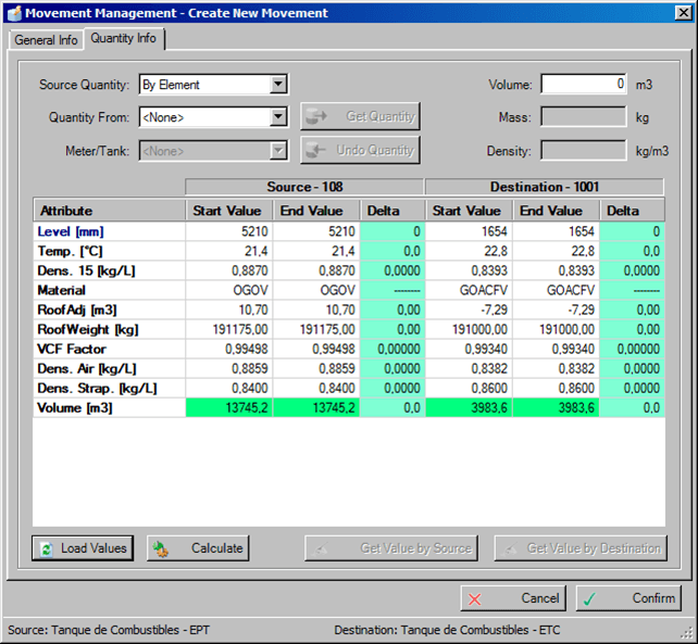 Figure 1666: Movement Management - Quantity Info tab
