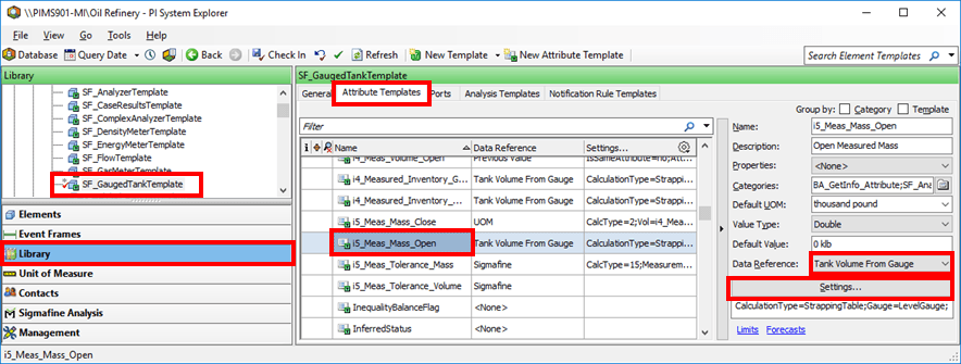 Figure 593: System Explorer - Select Tank Element and Attribute