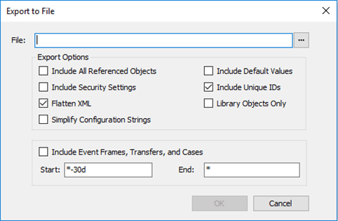 Figure 1803: Export to a File window