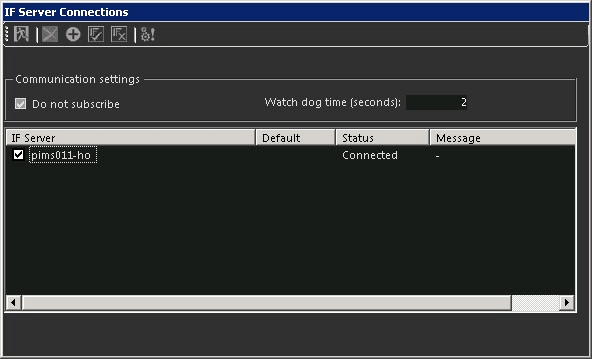 Figure 1471: IF Server Connections window