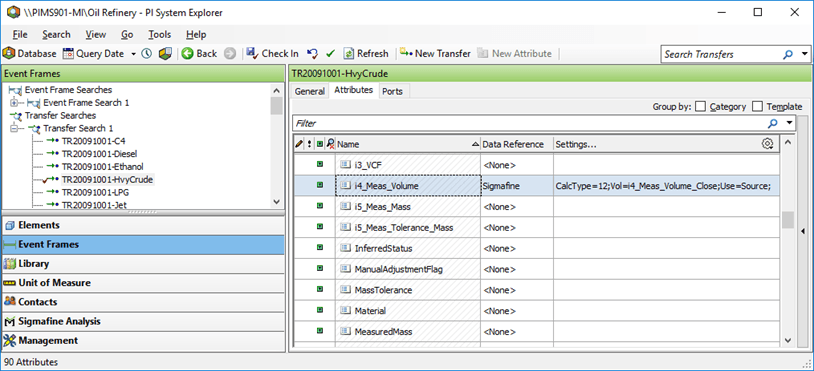 Figure 557: System Explorer - Transfer Calculation Configuration