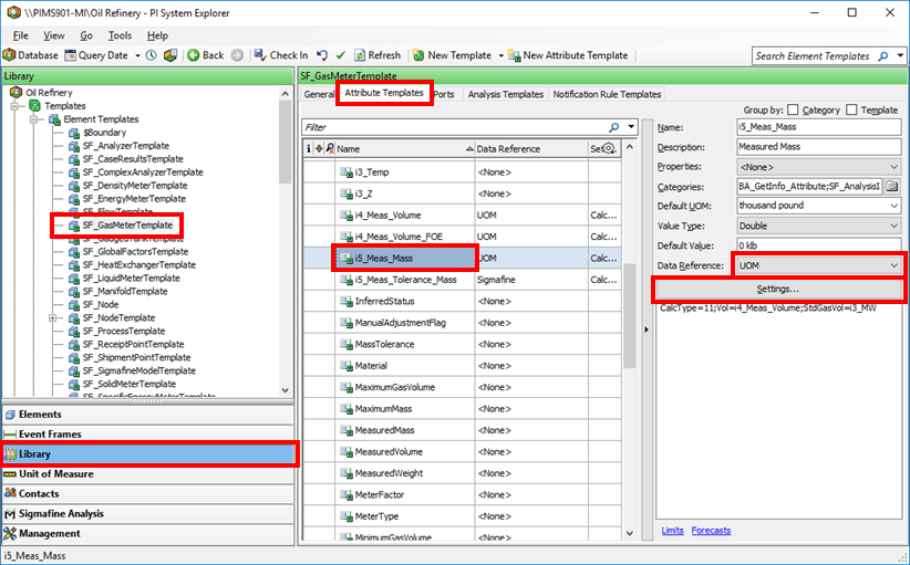 Figure 612: System Explorer window - Select Element Template