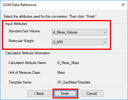 Figure 615: Final UOM Data Reference window