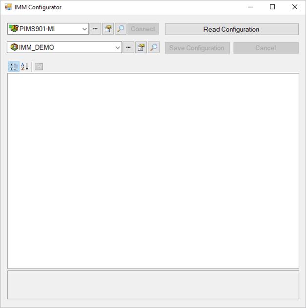 Figure 1661: IMM Configurator window