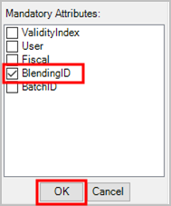 Figure 1634: Mandatory Attributes window