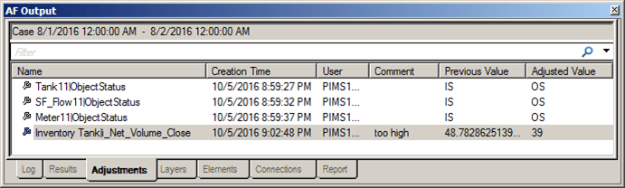 Figure 882: Adjustments tab