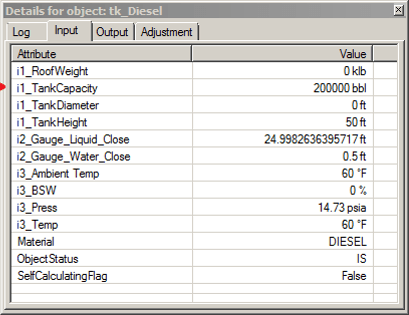Figure 1077: Details for Object - Element's Logged Data