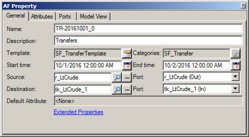 Figure 1067: AF Property window